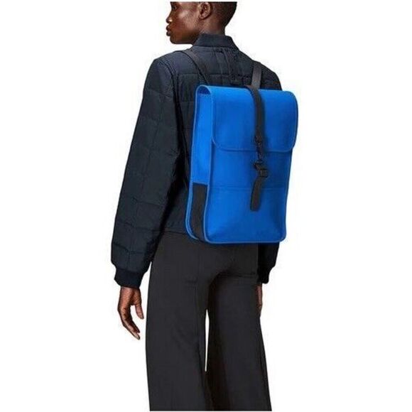 Rains Backpack Women’s Waves Blue Mini W3 Waterproof 13020 - Picture 10 of 10